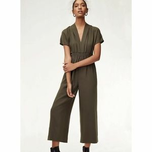 Black Babaton Montand jumpsuit from Aritzia